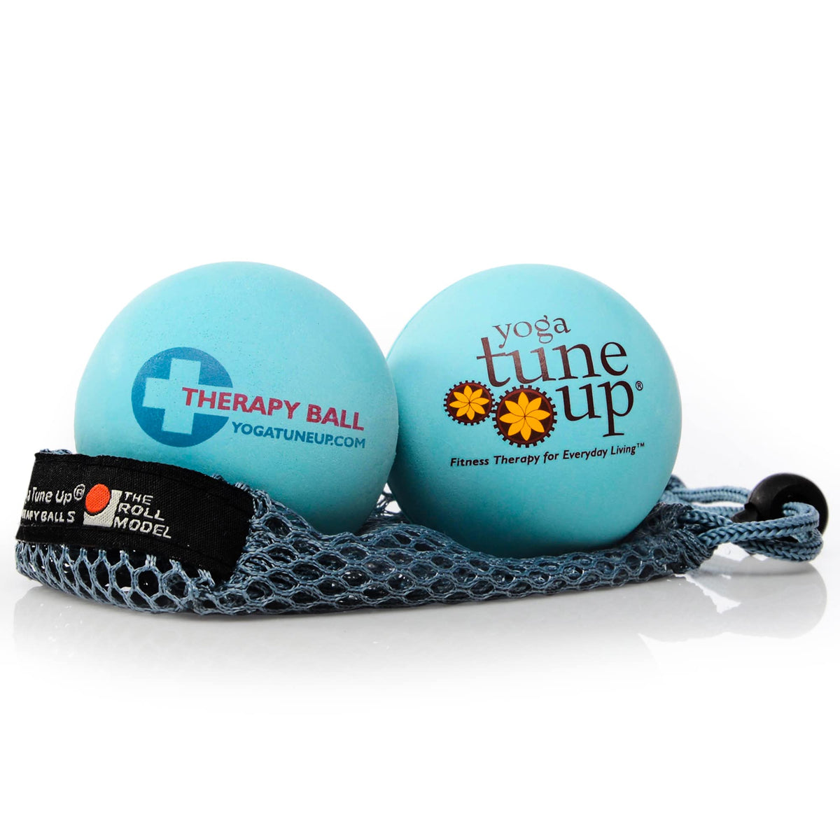 YOGA TUNE UP® Therapy Balls in Tote by Tune Up Fitness - Massage Balls for Trigger Point, Pressure Point & Myofascial Release - Use as Single or Peanut Ball for Pain Relief & Relaxation (Deep Purple)