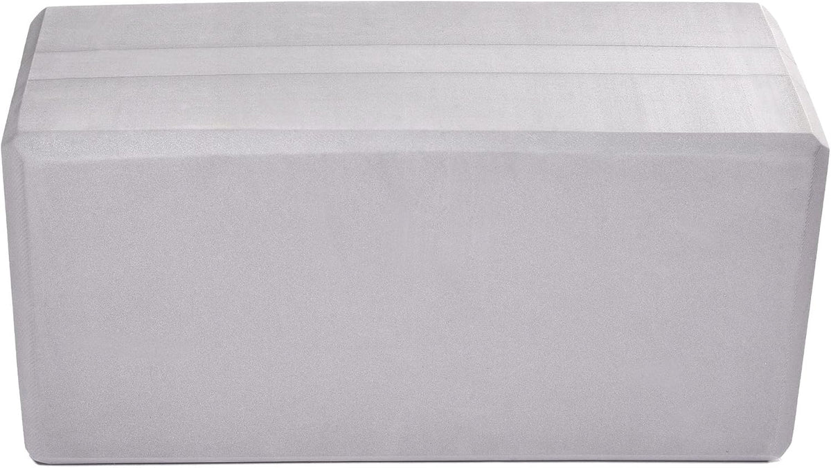 Hugger Mugger 5 in. Big Foam Yoga Block - Extra Large Size, Dense Foam, Reliable Support, Beveled Edges for Comfort, Great if You're Taller or Less Flexible