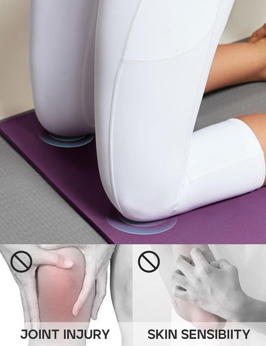 Heathyoga Yoga Knee Pads Cushion Non-Slip Yoga Mat Thick Yoga Accessories for Women Workout Pilates Kneeling Pads for Working out Exercise 26"x10"x0.5"