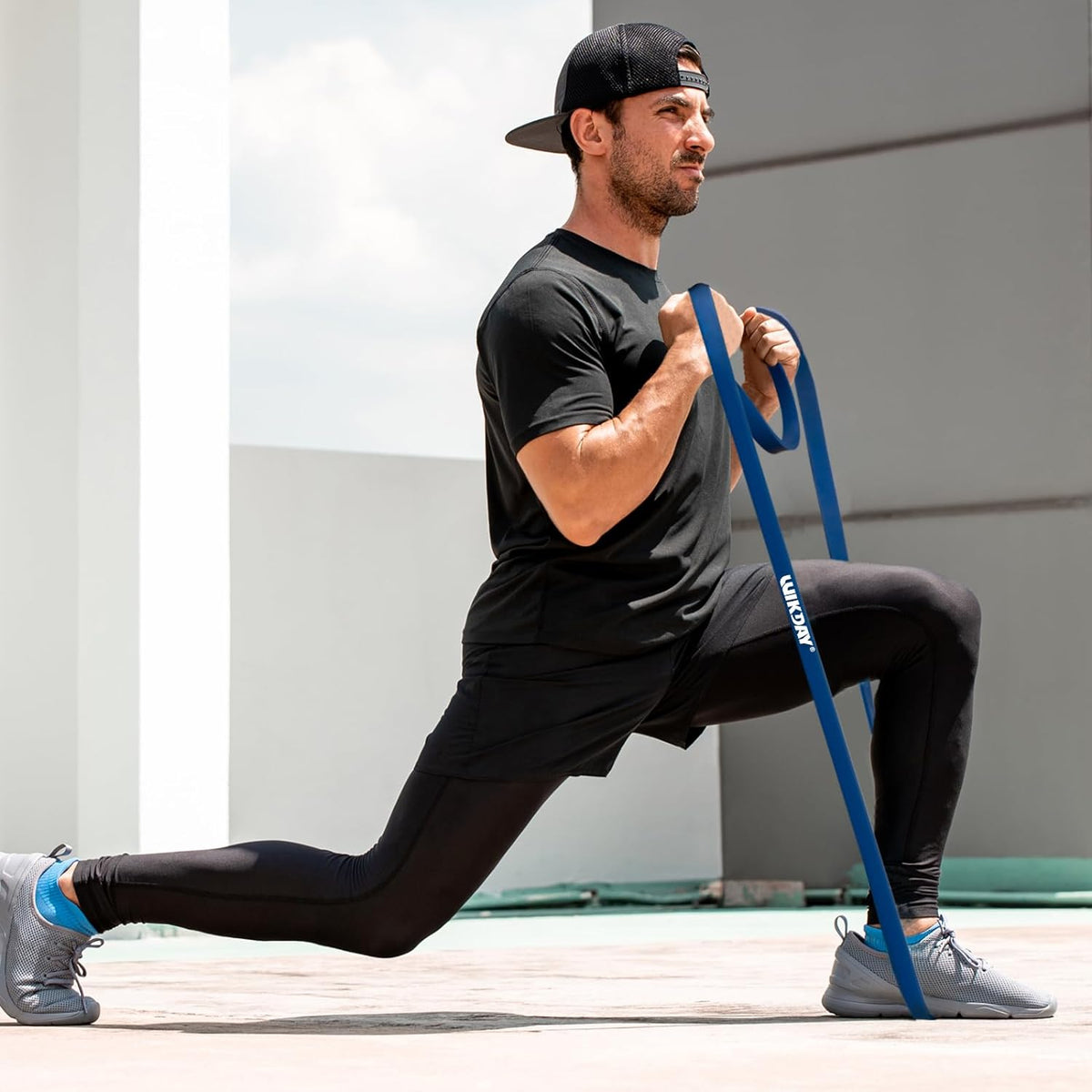 WIKDAY Resistance Bands for Working Out, Exercise Bands, Workout Bands, Pull Up Assistance Bands for Body Stretching Training Physical Therapy Muscle Training for Men & Women