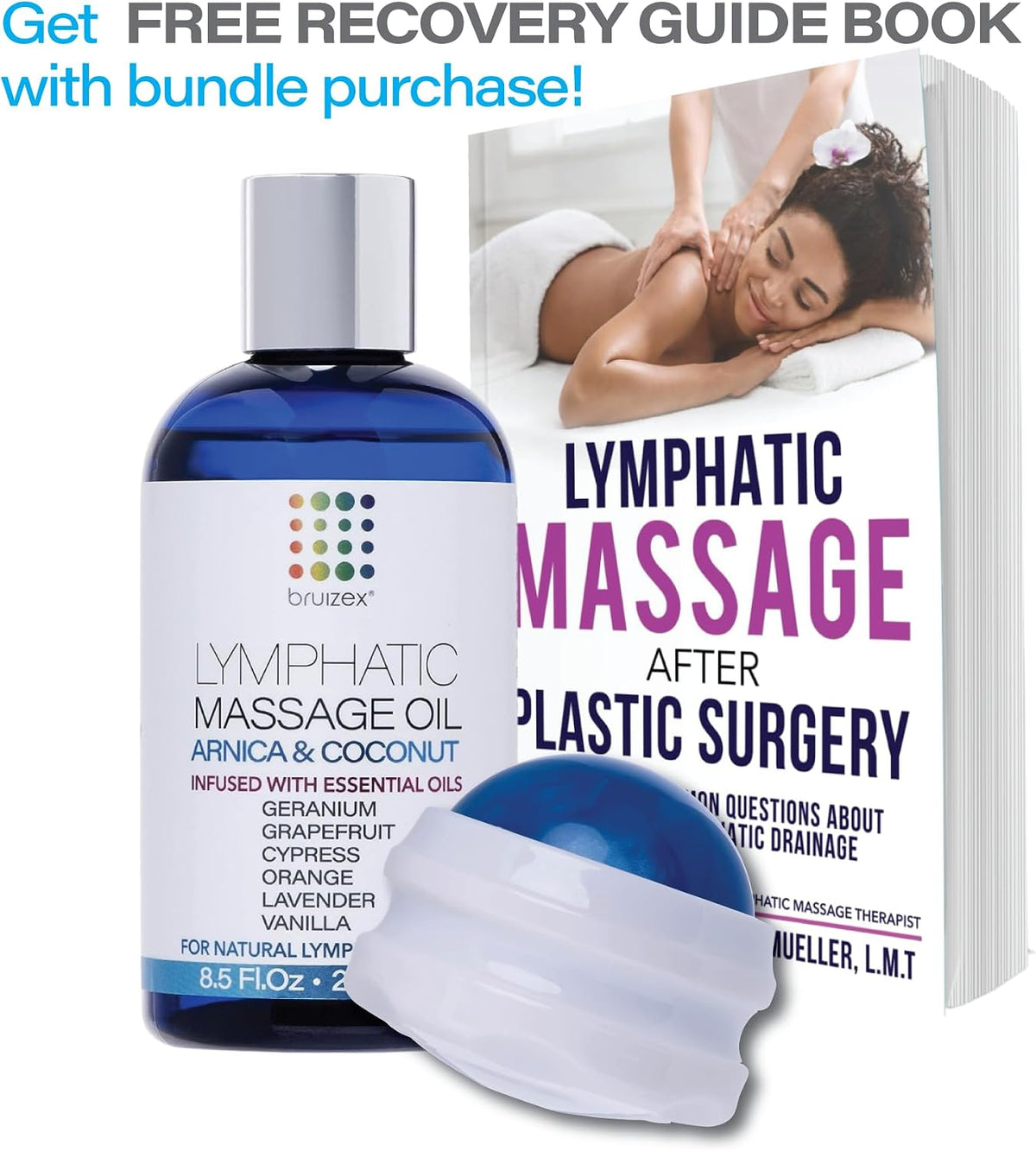 Lymphatic Drainage Massager, Fibro Roller Ball for Post Surgery Recovery