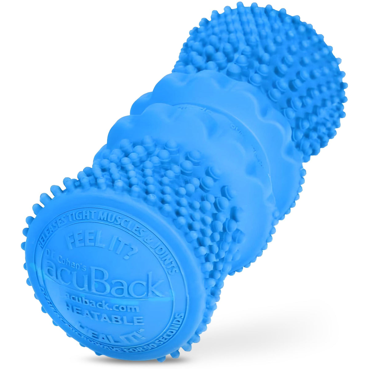 Dr. Cohen's acuball Heatable Deep Tissue Massage Ball - acuBall Trigger Point Massage Therapy for Myofascial and Stress Release and Exercise - Effective Back Massager Ball for Targeted Pain Relief