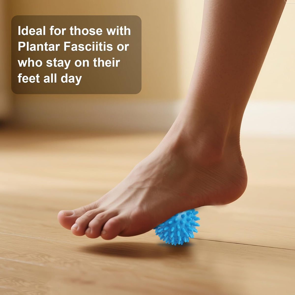 Spiky Massage Balls, 3PCS (Firm, Medium and Soft)