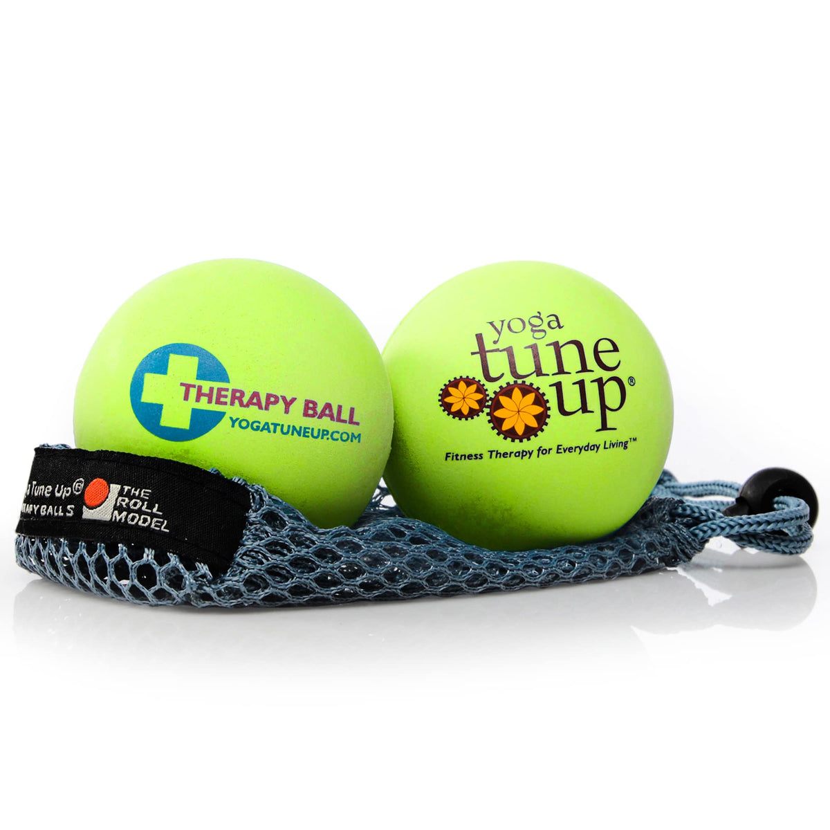 YOGA TUNE UP® Therapy Balls in Tote by Tune Up Fitness - Massage Balls for Trigger Point, Pressure Point & Myofascial Release - Use as Single or Peanut Ball for Pain Relief & Relaxation (Deep Purple)