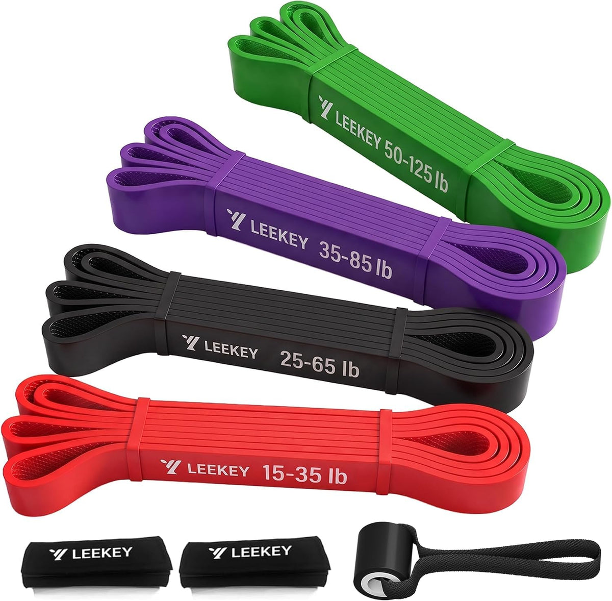 LEEKEY Resistance Bands Set for Pull Up Assistance & Exercise