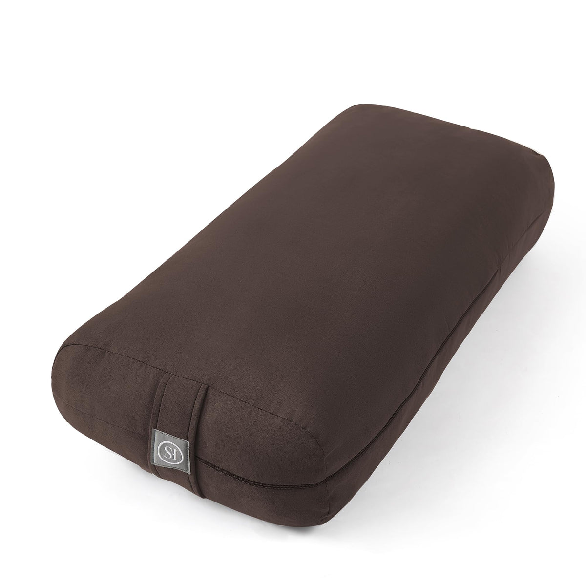 Meditation Cushion Bolster Pillow for Restorative Yoga – Supportive Cushion for Meditation, Pilates, and Relaxation – Filled with Buckwheat Hulls - Removable Cover