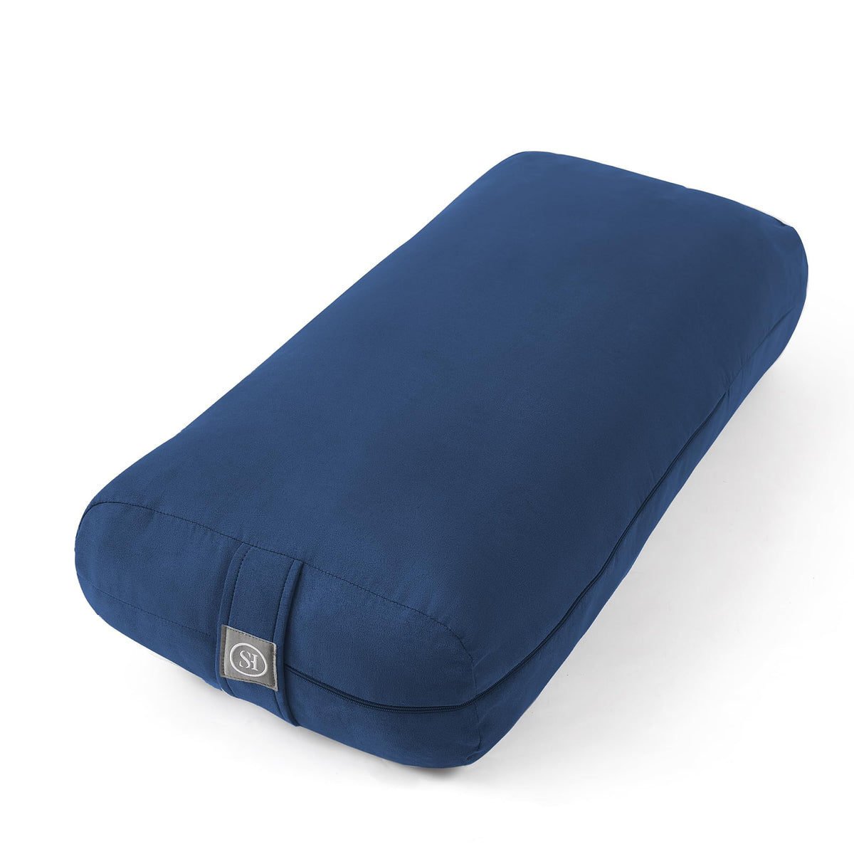 Meditation Cushion Bolster Pillow for Restorative Yoga – Supportive Cushion for Meditation, Pilates, and Relaxation – Filled with Buckwheat Hulls - Removable Cover