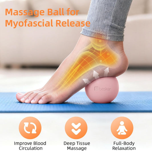 Massage Lacrosse Ball for Myofascial Release, Trigger Point Therapy