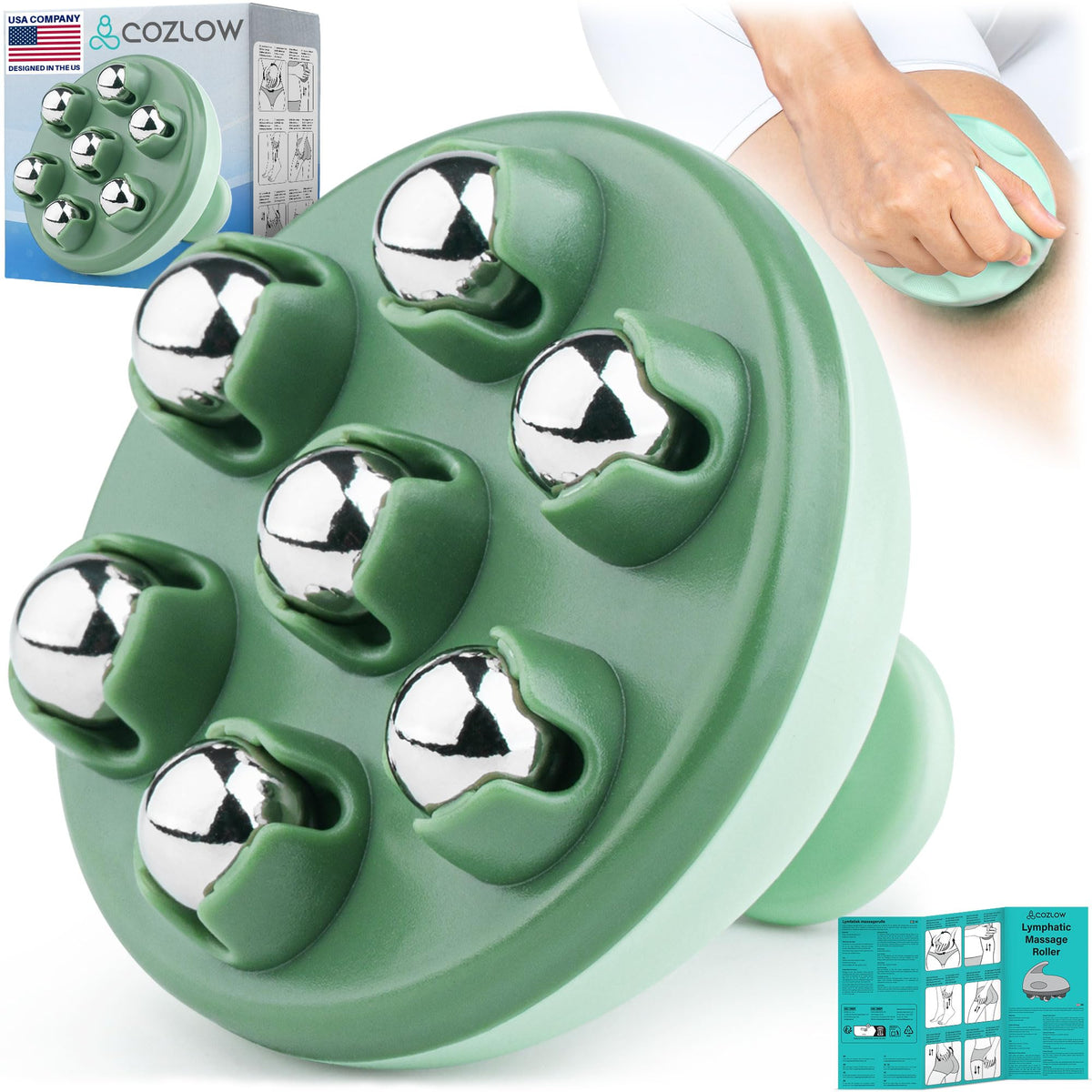 Massage Ball, Muscle Massager Roller, Trigger Point Deep Tissue Release