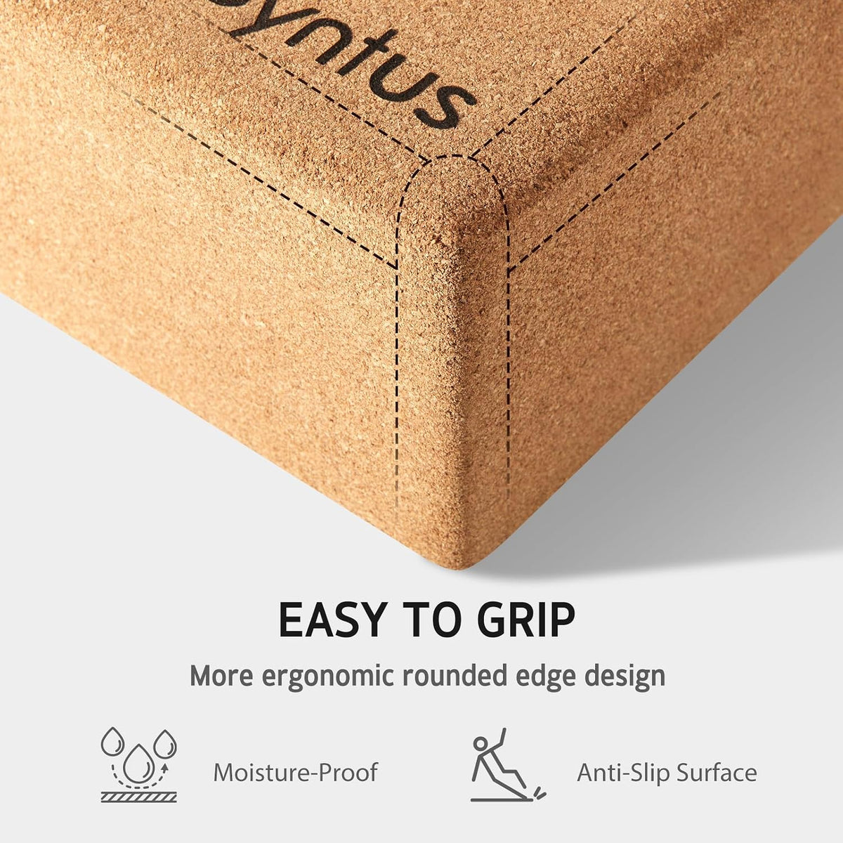 Syntus Yoga Block for Fitness, Pilates, Stretching and Toning