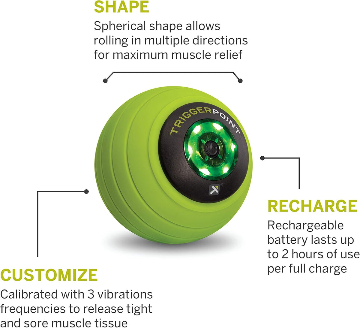 TRIGGERPOINT Trigger Point Performance MB Vibe 3-Speed Vibrating Massage Ball