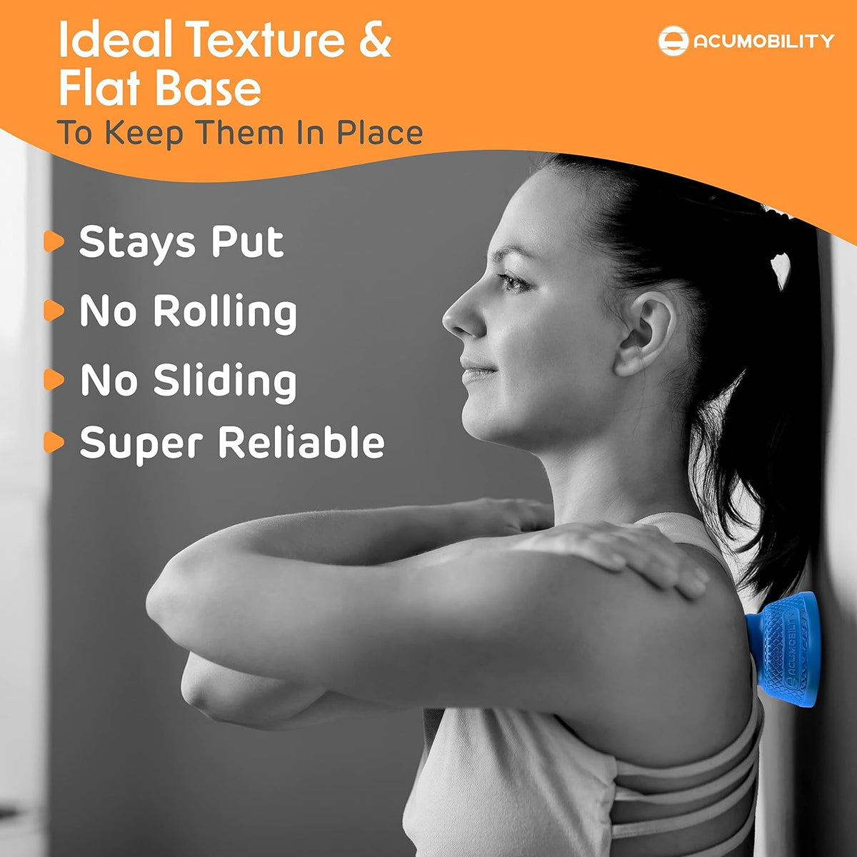 Acumobility Massage Ball Roller 2 Pack - Trigger Point - Massage Balls