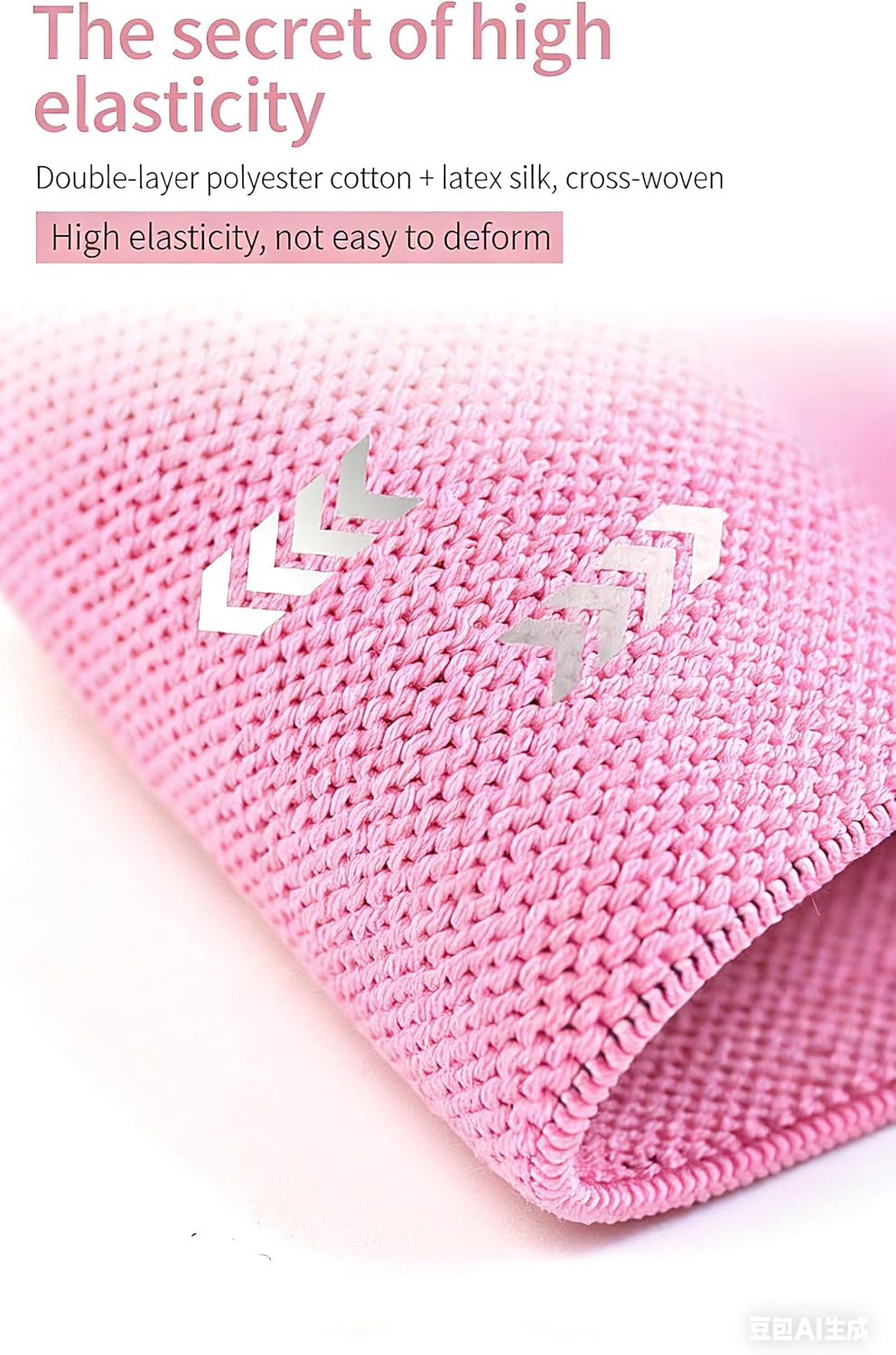 Non-Slip Fabric Resistance Bands Set, 3 Levels for Men & Women