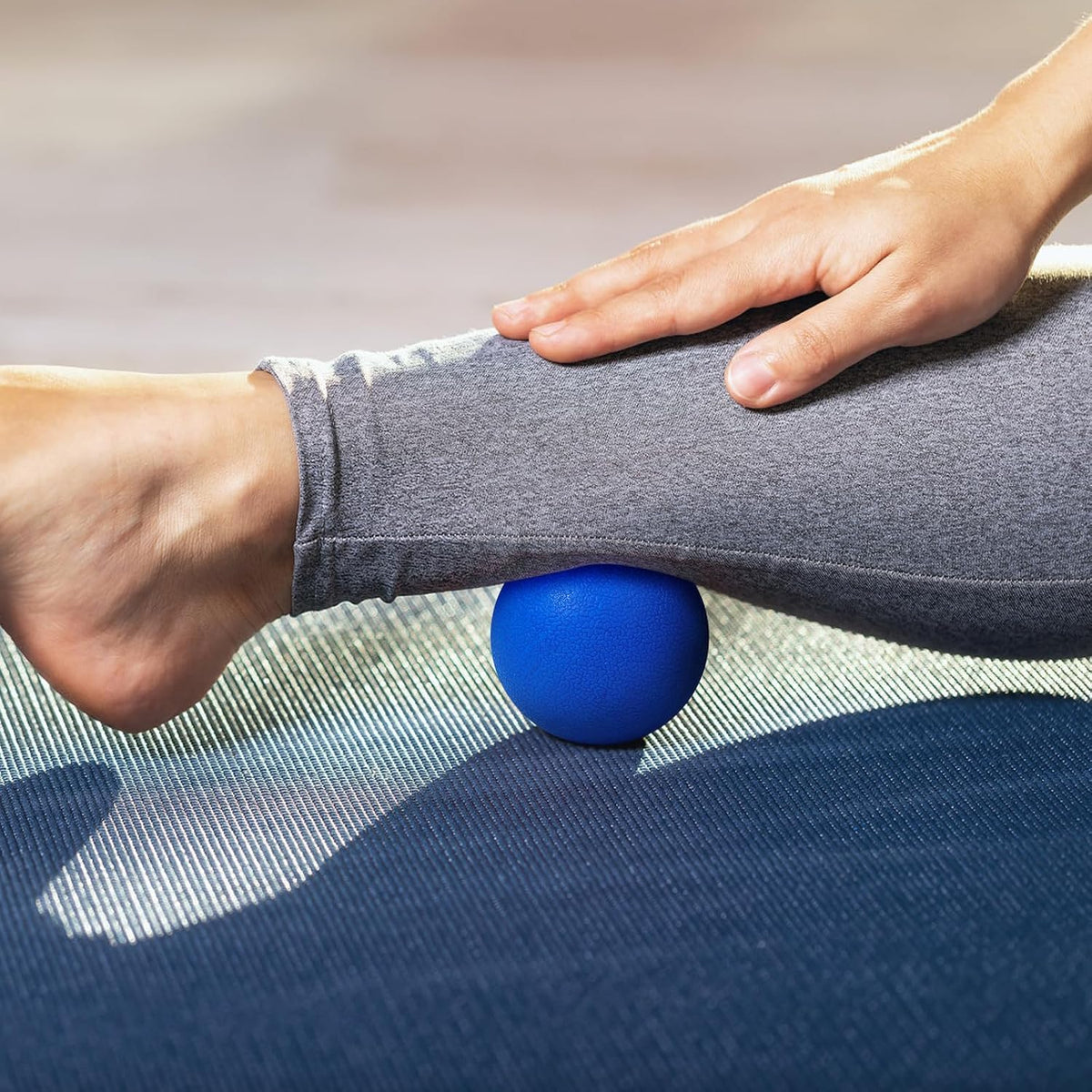 2-Pack Firm Lacrosse Massage Balls (Green&Blue)