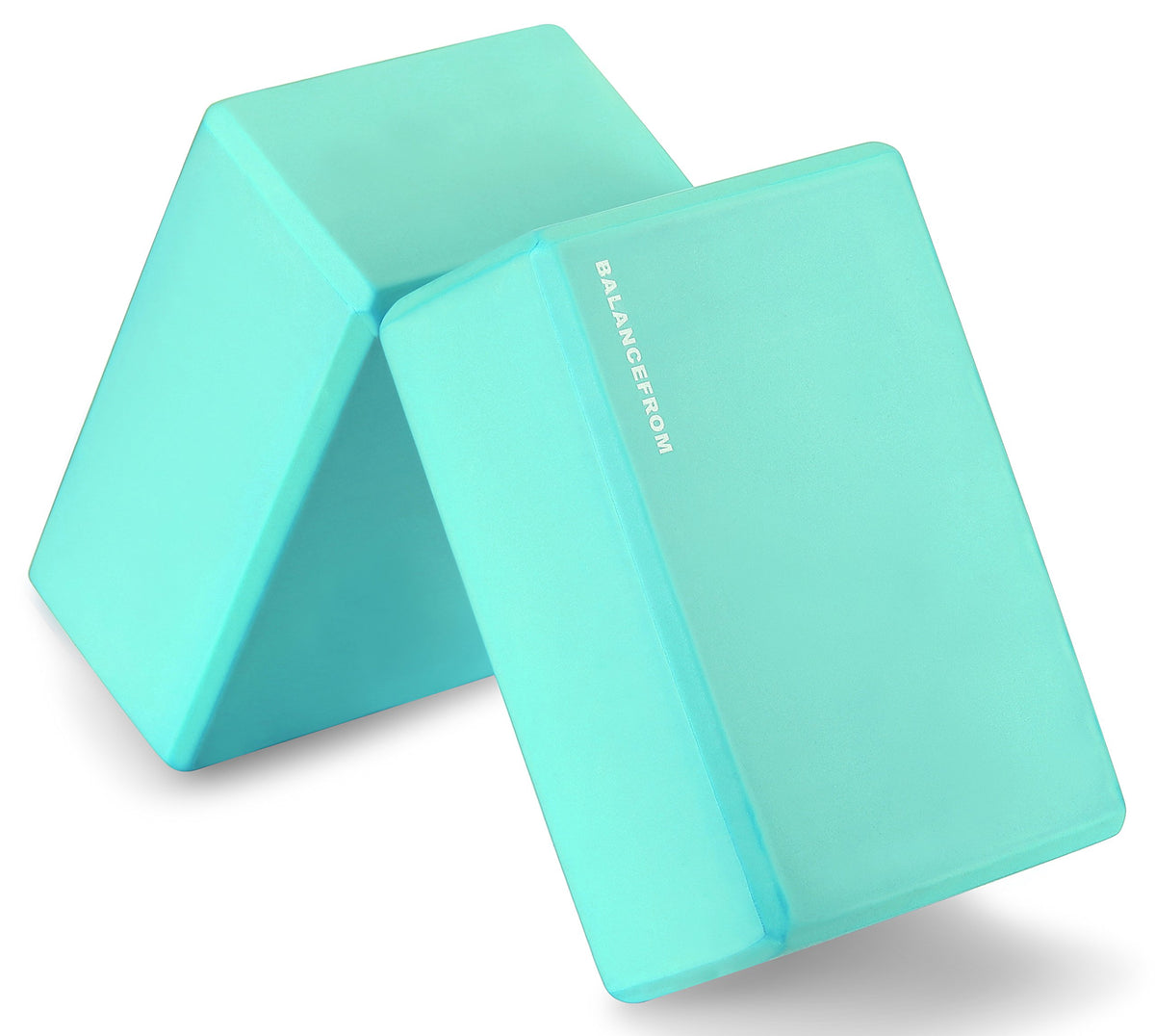 Fitvids Set of 2 High Density Yoga Blocks, 9"x6"x4" Each