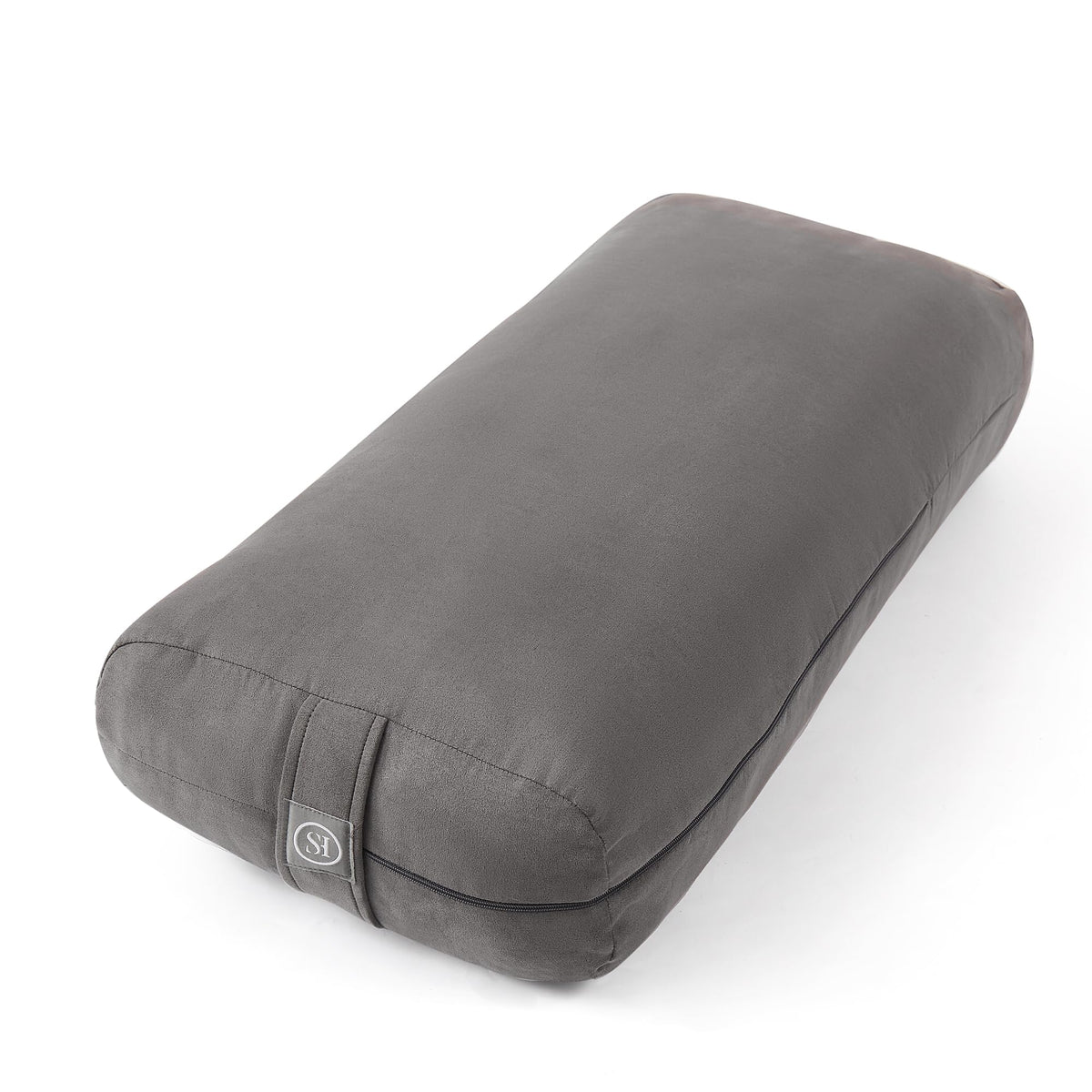 Meditation Cushion Bolster Pillow for Restorative Yoga – Supportive Cushion for Meditation, Pilates, and Relaxation – Filled with Buckwheat Hulls - Removable Cover