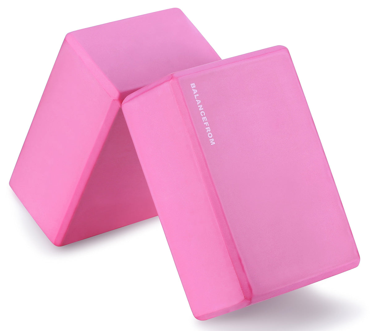 Fitvids Set of 2 High Density Yoga Blocks, 9"x6"x4" Each